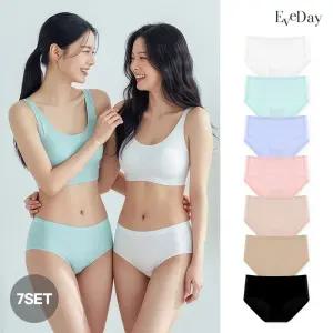 이브데이 심리스 노라인 에어쿨링 팬티 혼합 7종세트