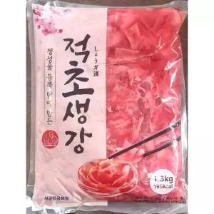 적초생강 (이엔 1.3K)초 일식초 적색절임 스시초 초밥초 절임초 적색초 붉은색초