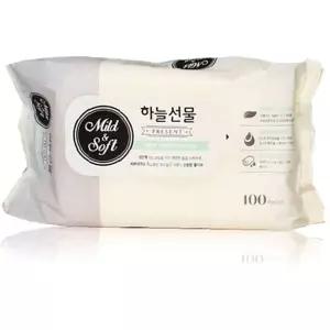 100매 물티슈 리필형 휴대용물티슈 하늘선물 10개