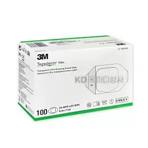 3M 테가덤 1624W 6cmX7cm 100매 투명 필름 드레싱