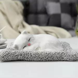 차량용 리얼펫 잠자는 강아지 고양이 인형