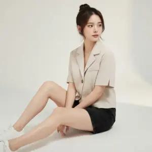 시스첼 크롭 반팔 자켓 여름자켓 SD-260221