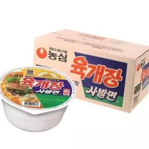 (올핀)농심 육개장 컵라면 86g 24개입 박스