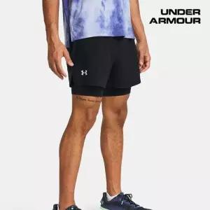 언더아머 UNDER ARMOUR 남성 UA 론치 투인원 5인치 쇼츠 1382640-001