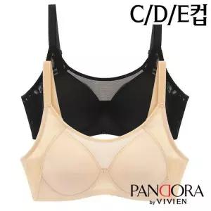 [하프클럽/비비안]75C85E/C/D/E컵 노와이어 풀컵몰드브라1종(PBR7126)