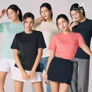 25SS 여름 라운드 반팔 티셔츠 여성 5종세트
