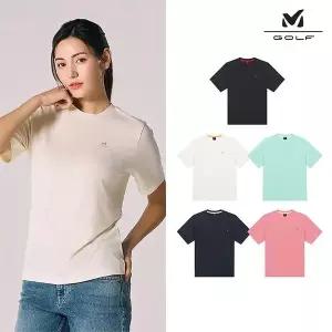 [하프클럽/밀레 골프]밀레골프 25SS 최신상 고 기능성 반팔티셔츠 5종, 여성