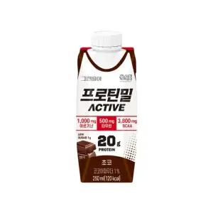 그린비아 프로틴밀 액티브 초코 250ml x 36팩