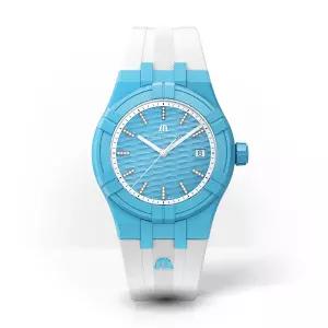 모리스라크로와 아이콘 TIDE 데이트 쿼츠 40mm 러버밴드 AI2008-AAAA1-3A0-0