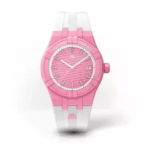 모리스라크로와 아이콘 TIDE 데이트 쿼츠 40mm 러버밴드 AI2008-EEEE1-3A0-0