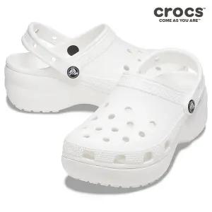 [크록스]슬리퍼 샌들 NQS 206750-100 CLASSIC PLATFORM CLOG W WHI