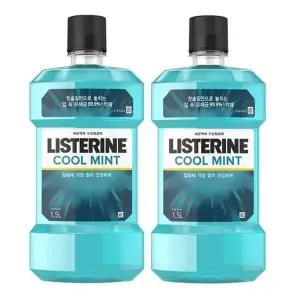 [알티피아]co 리스테린 쿨민트1.5L x 2 구강케어 가글