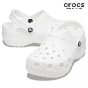 [크록스]크록스슬리퍼 샌들 NQS 206750-100 CLASSIC PLATFORM CLOG W WHI