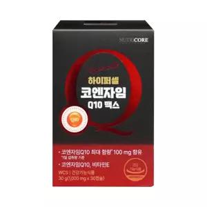 뉴트리코어 하이퍼셀 코엔자임Q10 맥스 1000mg 30캡슐 1개 항산화 혈압