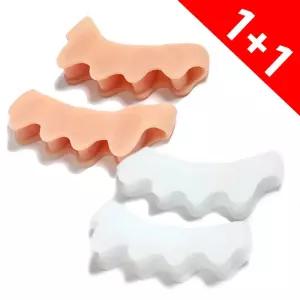 탑건강 실리콘 발가락링 1세트/스티커/무좀/부목/패드/테이핑/끼우개/운동/고정/분리기/지지대/모양/보정