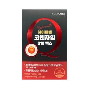 뉴트리코어 하이퍼셀 코엔자임Q10 맥스 1000mg x 30캡슐 YU