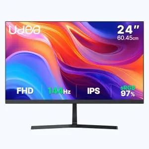 제이씨현 UDEA EDGE ED2434KC 유케어 IPS 홈엔터 144Hz 사무용 컴퓨터 게이밍 24인치 모니터 블랙 무결점