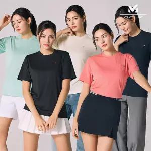 [무료배송] 25SS 밀레골프 여성 라운드반팔티 5종세트