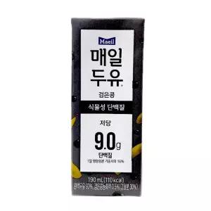 매일두유 검은콩 190mlx12팩x4곽 두유 검은콩두유 간식