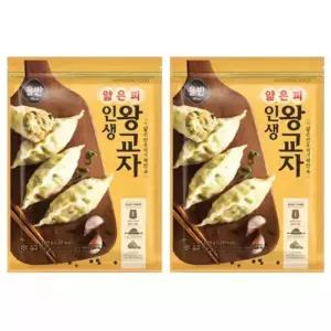 올반 얇은피 인생 왕교자 1.05kg x 2개 냉동 만두