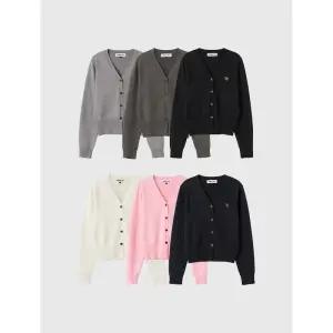 GENERAL IDEA 여성 여자 우먼스 GNRL 에센셜 가디건 카디건 상의 6COL WBD3L04503 4707385