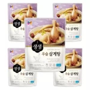 [100% 국내산 냉장닭]목우촌 생생 우슬삼계탕 1kg x 7팩