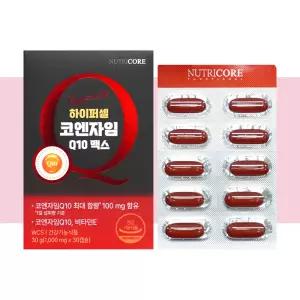뉴트리코어 하이퍼셀 코엔자임Q10 맥스 항산화 30캡슐X1개