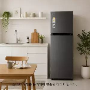 LG 원룸 소형냉장고 B182DS13 냉장고 189L 다크그라파이트