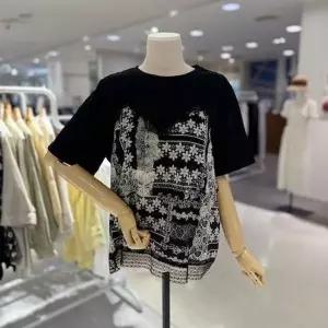 스테파니 A26TS6245 레이스 나시 블라우스 티셔츠