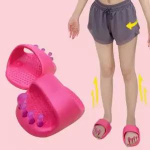 오다리슬리퍼 신발 오다리 아치 쿠션 슬리퍼 다리 실내화 만들기 일자