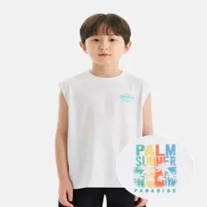 쿨터치 백 그래픽 탱크탑 (오프 화이트) OD262ITK24_OWH