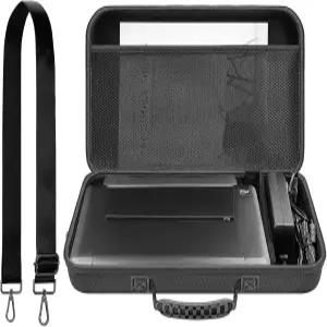 캐논 PIXMA TR160 iP110 무선 휴대용 프린터 및 배터리 팩용 HESPLUS 하드 트래블 케이스 조절 가능한 어깨