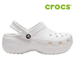 [크록스]크록스 샌들  206750-100  Womens Classic Platform Clog White
