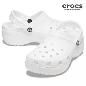 [크록스]크록스슬리퍼 샌들 TQJ 206750-100 CLASSIC PLATFORM CLOG W WHI