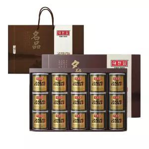 대천김 명품 캔김 세트 30g 15캔 곱창김 선물세트 + 쇼핑백 증정