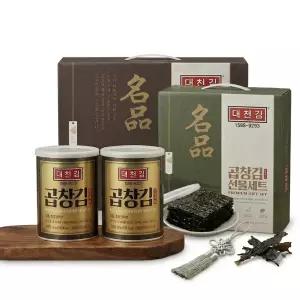 대천김 명품 캔김 세트 30g 15캔 곱창김 선물세트