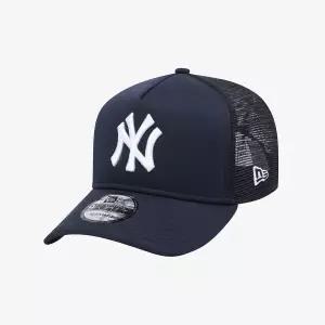 [롯데백화점]뉴에라 MLB 뉴욕 양키스 스폰지 시리즈 A프레임 트러커 볼캡 네이비 15206364