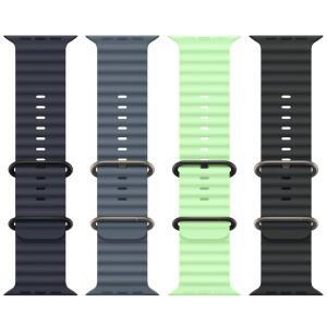 호환 애플워치 울트라 3 2용 오션 스트랩 밴드 49mm 코레아 브레이슬릿 아이워치 시리즈 11 10 9 SE 8 7 6