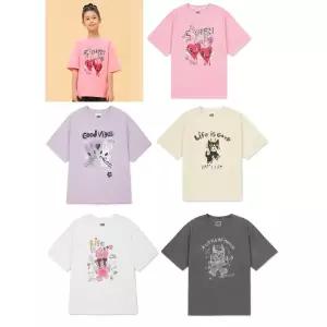 [롯데백화점]탑텐키즈 아이스크림컬러 크루넥 티셔츠 (MKG2TS2802)