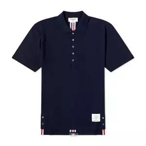 톰브라운 센터백 스트라이프 폴로 셔츠 네이비 MJP042A 00050 415