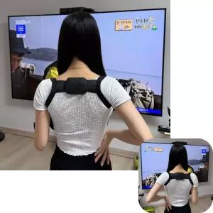 라운드숄더밴드 바른자세 어깨펴기 굽은등 교정 소형 밴드