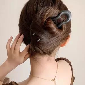 (다올)U자 비녀 헤어꽂이 무광택 전통비녀 포인트머리핀