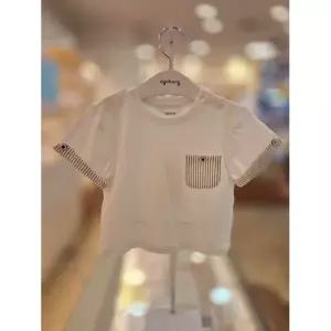 아가방 테오 롤업 반팔 티셔츠 01S331007