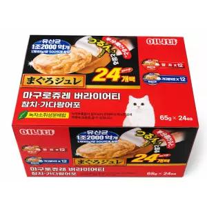 이나바 마구로쥬레 참치&가다랑어 65g x 24입