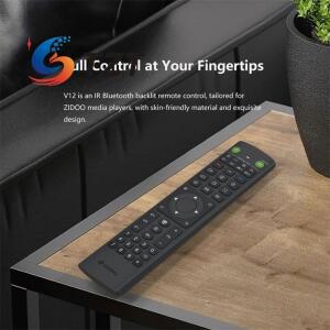 TZT Zidoo V12 Z9S Z9X Z10 X20 X20pro UHD2000 용 적외선 블루투스 리모콘