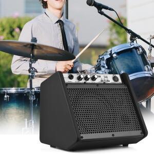 COOLMUSIC DM20 전기 드럼 앰프 키보드 무선 BT 스피커 2 밴드 EQ 지원 USB MP3 플레이어 기능 20W