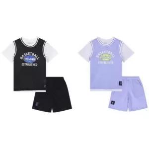 NBA KIDS sh06 코트 리더 폴리 메쉬 세트 K252ST020P (34701254)