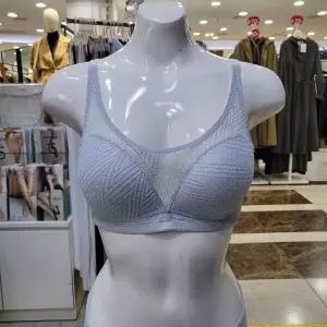 [모다아울렛][비비안]쾌적하고 부드러운 인견 노와이어브라 BR6701 SBL_DG