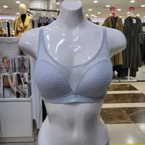 [모다아울렛][비비안]쾌적하고 부드러운 인견 노와이어 브라 BR6701 SBL_DG
