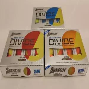 정품SRIXON 2023 NEW DIVIDE 디바이드 반반공 골프공 3피스 엘로우블루 마포골프몬스터